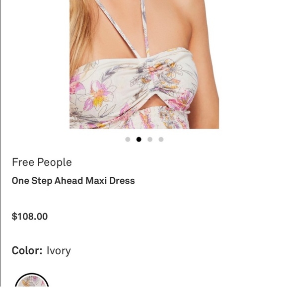 Free People One Step Ahead Maxi Dress In Ivory | REVOLVE - Picture 12 of 14